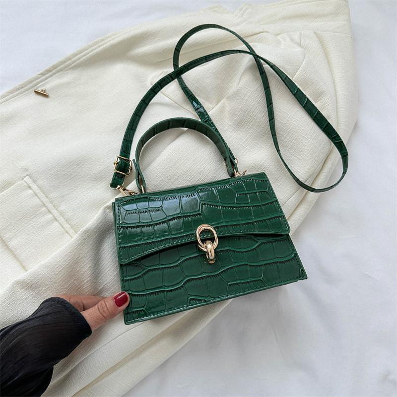 Trendy Pu Small Square Handbag Versatile Crossbody Bag For Everyday Use
