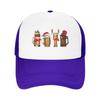 Gothic Merry Christmas Beers Santa Camping Mesh Baseball Caps Women  Printing FeUnisex Beach Dad Hat Snapback Cap