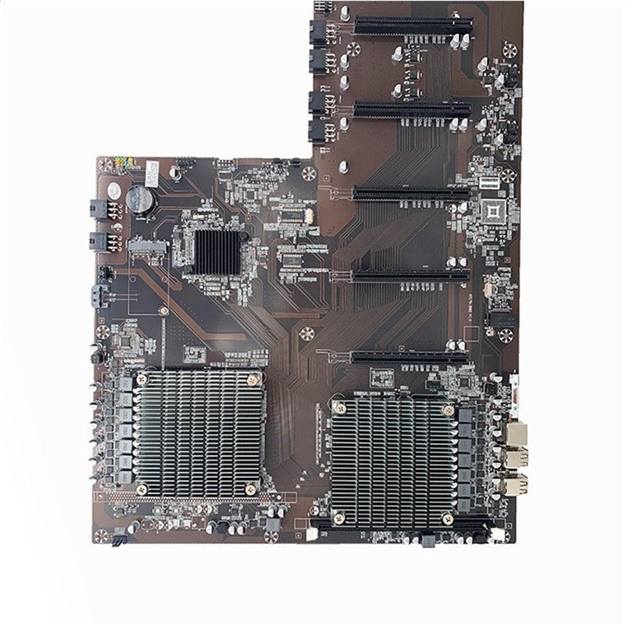 BTC79-3060 Mining Motherboard X79 Chip Dual 8 Card Slots, 65mm Pitch, Support 3060 RX570 Graphics Card LGA 2011CPU
