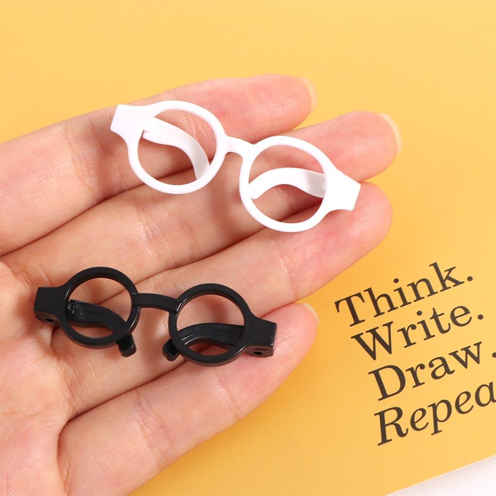 Miniature OB11 Doll Round Glasses Round Doll Mini Glasses Lovely Doll Round Glasses  Children Toy