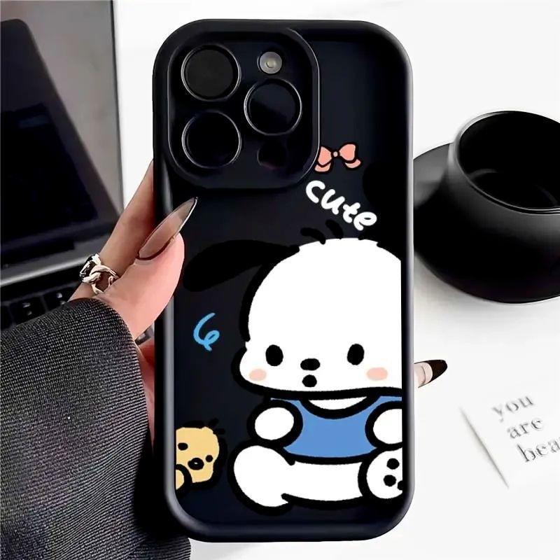 Cute Pacha Dog Is Suitable for Apple 15 Mobile Phone Case iPhone14 New 13 Cartoon 12 All-inclusive 11 Anti-drop Xr