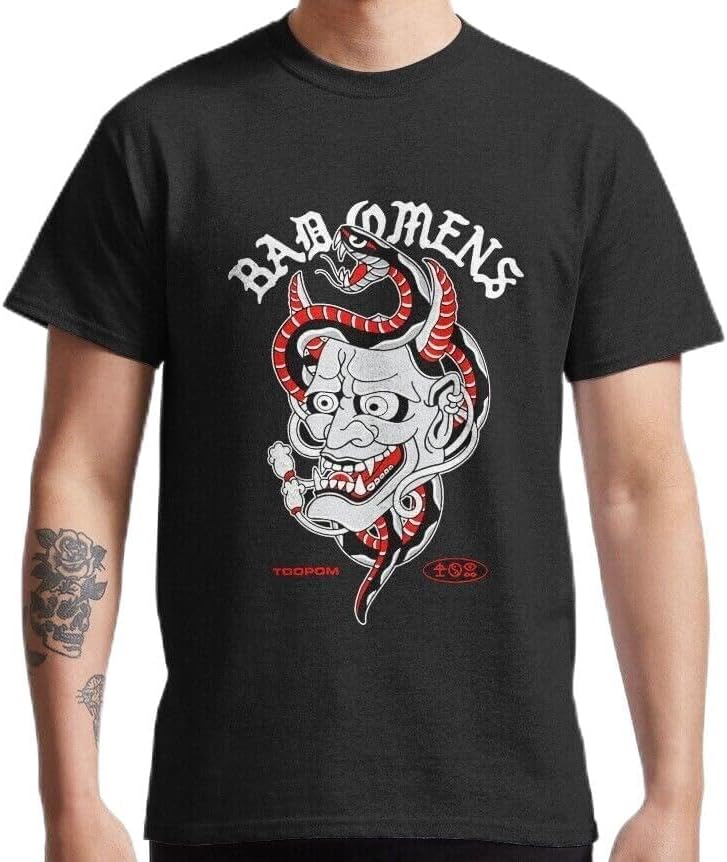 The Most Popular of Bad Omens is an Metalcore Men T Shirt L чёрный