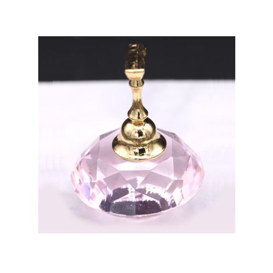 

1 шт. магнитная полка для дизайна ногтей, держатель для лака, акриловый кристалл, подставка для практики, сплав, накладные кончики ногтей, инструменты для маникюра «сделай сам» розовый