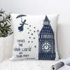 Mary Poppins Inspirational Quote Linocut Throw Pillow Cusions Cover Pillowcase Luxury Cushion Cover Couch Pillows