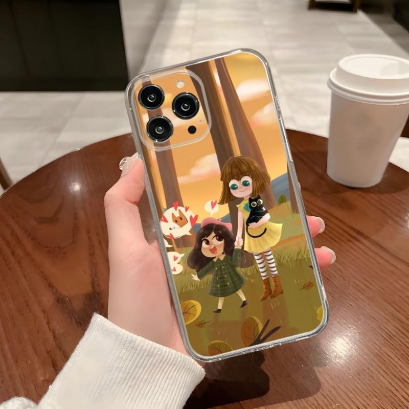 Game Fran Bow Phone Case For Iphone 15 14 Pro 13 Mini 11 12 Max Xr X Xs 7 8 Plus 6 Transparent Silicone Cover