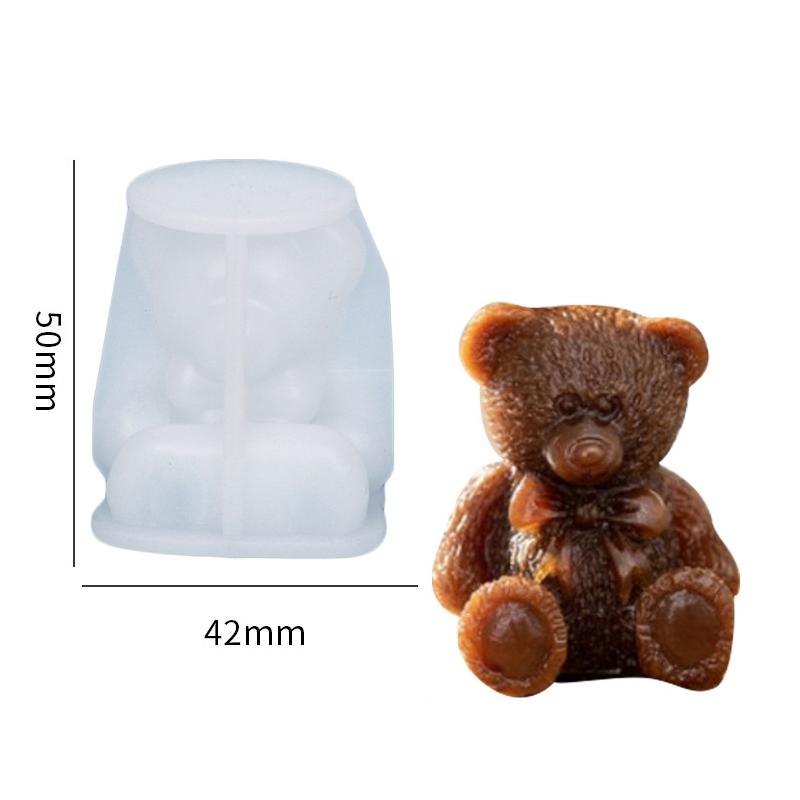 3D Bär Eisform Silikon Eismaschine DIY Seifenform Eiscreme-Werkzeug für Whisky Wein Cocktail Kaffee Saft Kuchen Dekoration