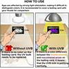1PC Durable PVC Quick UV Detector Sensor UVB Test Card UVB Card Indicator Lamp Life Tester Meter