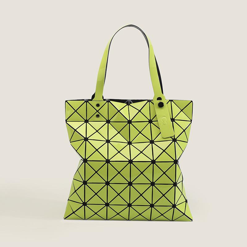 Japonská Nová Niche Všestranná Šestiprostorová Geometrická Kabelka ve tvaru diamantu Módní Lehká Kabelka Módní Všestranná Taška Tote pro Ženy