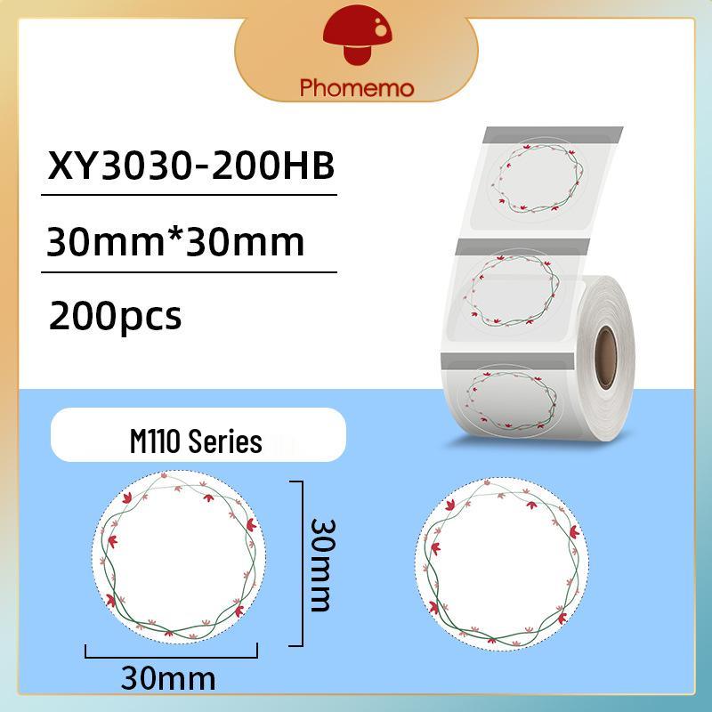 Phomemo M110 Thermodruck-Etikettenpapier: Selbstklebende, wasserdichte Preisschilder für Schmuck & Bekleidungsetiketten