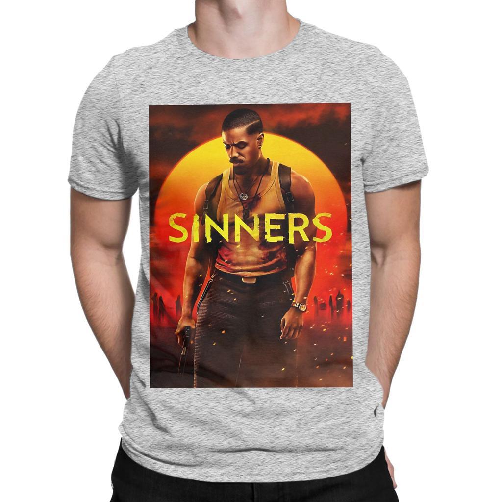 We Are All Sinners Movie orange Novelty 100 Cotton TShirt Sinners Tops Tees For Unisex