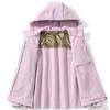 Women's Fleece Jacket Winter Warm Waterproof Windproof Hiking Camping Outdoor Thermal Coat