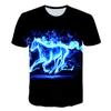 Animal Horse 3D Print Kids Short Sleeve T Shirt Fashion Casual Cartoon T-Shirt Harajuku Boys Girls Children's Clothing Tees Tops