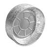 50 Stück 7 Zoll Einweg-Aluminiumfolien-Teller Runde Zinnfolien-Kuchenformen für Heißluftfritteusen Backen Kochen Lagerung Braten