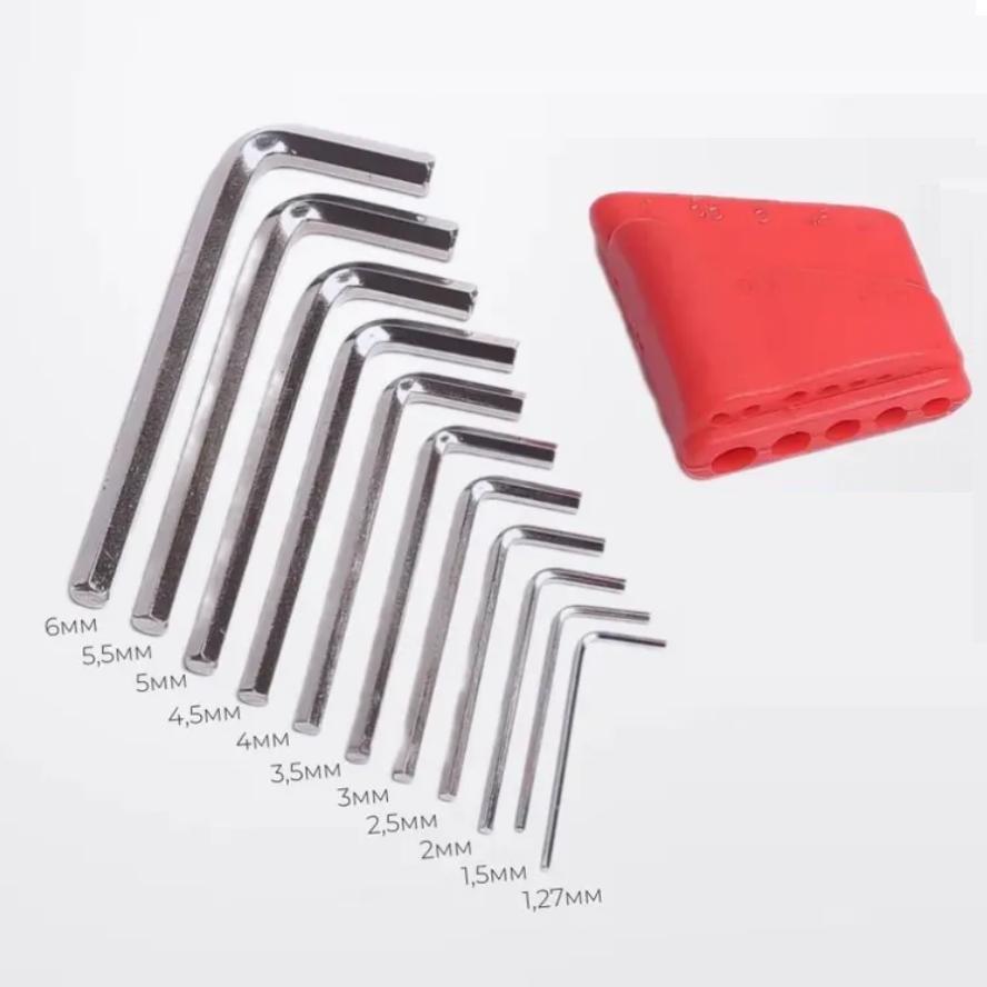 11 Piece Wrench Set Adjustable Wrench Set Ergonomic Hex Wrench Kit Hand Tool Set Compact Size Convenient Storage China Mainland