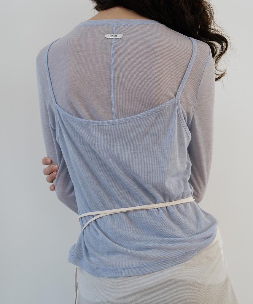 Yulago Tencel Layered T-Shirt Set