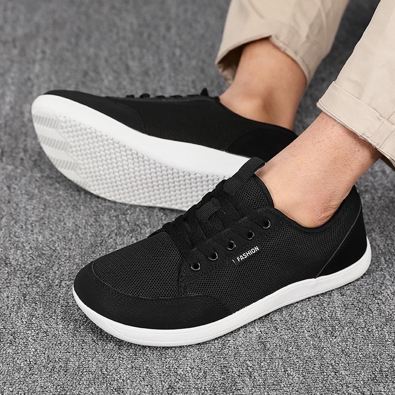 Wide Forefoot Men's Shoes Large Size Big Head Widened  Fattened Soft Sole Wide Last High Instep Sports Shoes Wide Toe Mesh Shoes
