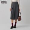 Women's Pleated A-line Skirt