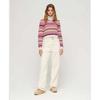 Superdry Stripe Crop High Neck Jumper