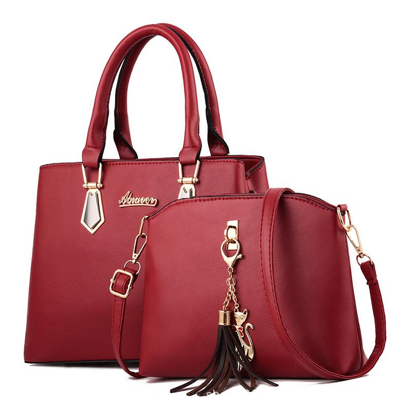 Damentasche Neue Modische und Hochwertige Textur Einzelne Schulter Schräg Umhänge Europäische und Amerikanische Handheld Damentasche