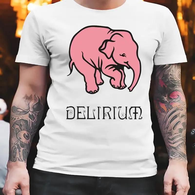 

Delirium Beer White T Shirt Ships Fast High Quality All Size 5XL різнокольоровий