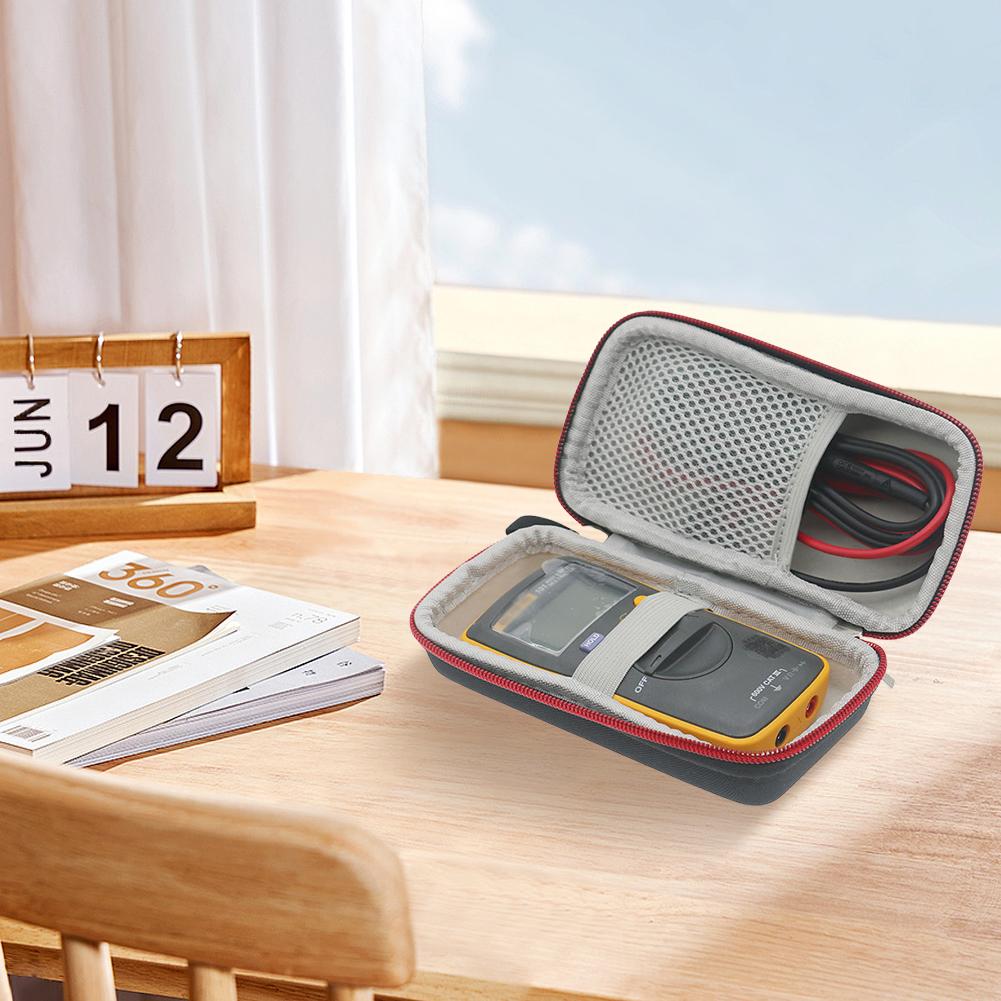 EVA Hard Carrying Case with Mesh Pocket Travel Protective Case Hard Shell Case for TASCAM DR-05/DR-07 Portable Digital Recorder nero