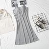 Women's Summer Dress Loose Beach Vacation Casual Deep V Neck Vest Dress Elegant Shirt Dress