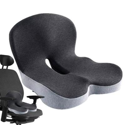 Komfort Memory-Schaum Rückenlehnenkissen Atmungsaktiv Rutschfest Autositzkissen Lendenwirbelstütze Einteiliges Design Rückenlehnenkissen