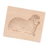 Carved Wooden Gingerbread Cookie Mold Biscuit Chocolate Press Cutter 3D Baking Sheep Stamp Mould