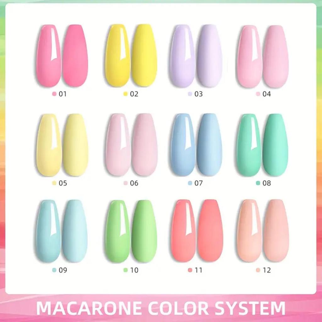Color Butter Candy Macaron Nail Polish Set