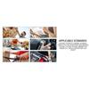 Men's and Women's Anti Slip Work Gloves Motorcycle Riding Sports Gloves Lightweight Breathable Exposed Two Finger Gloves