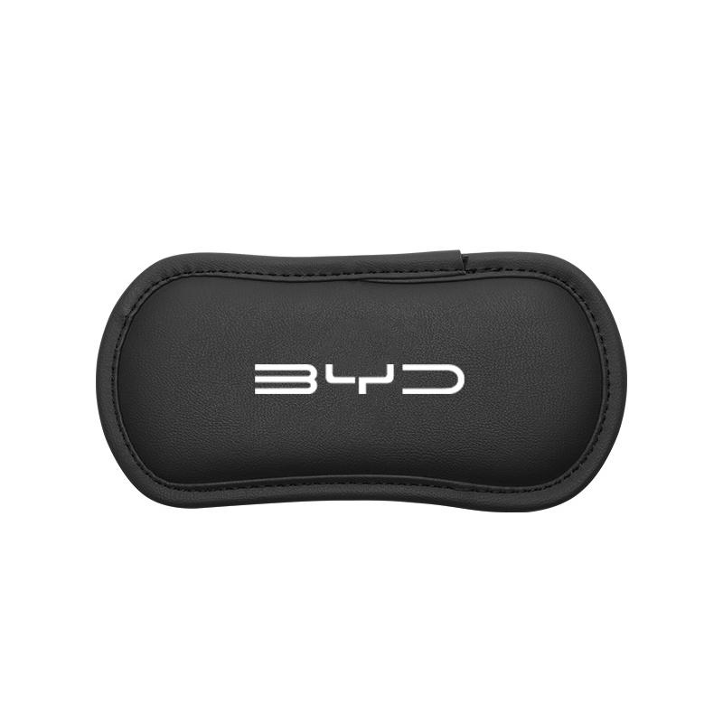 Leather Car Pillow Car Knee Pad Elastic Memory Foam Leg Pad For BYD Tang F3 E6 Atto3 Yuan Plus Song Max F0 G3 I3 Ea1 Dmi 2din S7