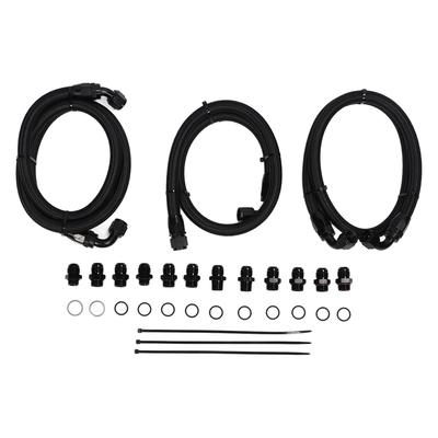Transmission Cooler Lines Heavy Duty Metal Transmission Cooler Hose Kit for Duramax Diesel LB7 LLY 6.6L