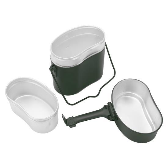 

Mess Tin Multifunction Nonslip Durable Food Grade Aluminium 180℃ Temperature Resistant Lunch Box