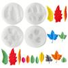 Leaf Silicone Molds Temperature Resistant Silicone Fondant Mould for Crafting Candle Soap Chocolate Cake Baking Tool