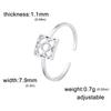 Lemegeton Barcelona Flowers Rings for Women Stainless Steel Ring Square Flower Finger Jewelry Souvenir Accessories 2026 Trend