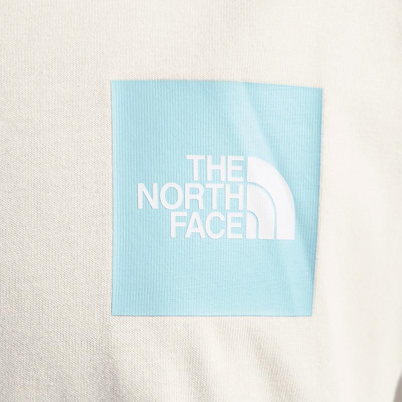The North Face T Shirts Unisex Dune White Crew Neck Moderate NF0A8DC2-QLI
