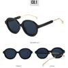 Fashion Women Round Frame Sunglasses New Luxury Brand Designer Sun Glasses Retro Trendy Shades UV400 Anti Blue-ray  Glasses