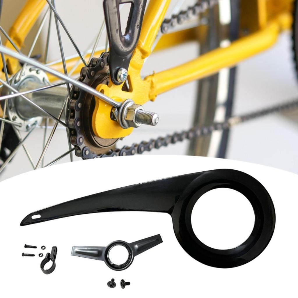 Bicycle Chain Guard Cover Replacement Case Cycle Accessory Shell Protector for 32T-38T Cranks, Ideal for Road Bike & City Bike