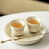 1 Pc Chinese Tradition Ceramic Tea Cup Handmade Persimmon Tea Bowl Household Teacup Personal Meditation Cup Teaware Accessories
