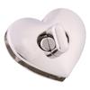 5sets Heart Shaped Metal Clasp Turn Lock   Lock HardwareHandbag Bag Accessory (Silver)