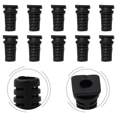 10X Cord Protector Black/white Cable Cable Sleeves Connector