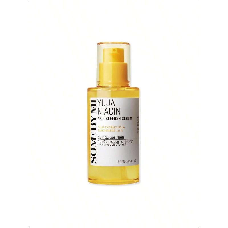 

SOME BY MI Сыворотка против пигментации Yuja Niacin - 50 мл - 10% Ниацинамид и витамин C Сыворотка для коррекции темных пятен для осветления лица - Пигментация кожи Anti Blemish Serum - 50ml