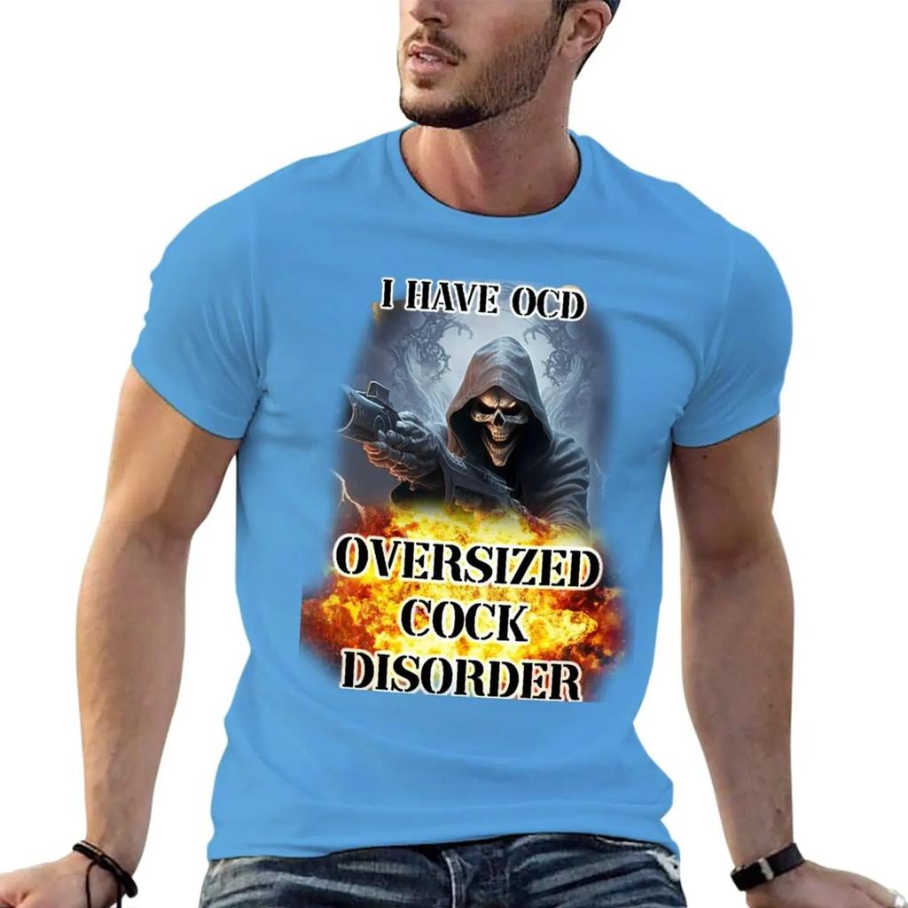 New I Have Ocd Ver 2 T-Shirt Anime T-shirt T Shirt Man Plain Black T Shirts Men
