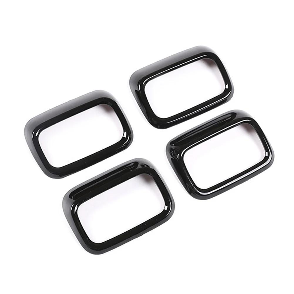 4Pcs Car Air Conditioning Vent Cover Trim Console Dashboard Frame Stickers For Mercedes Benz GLE GLS 2020 Interior Mouldings