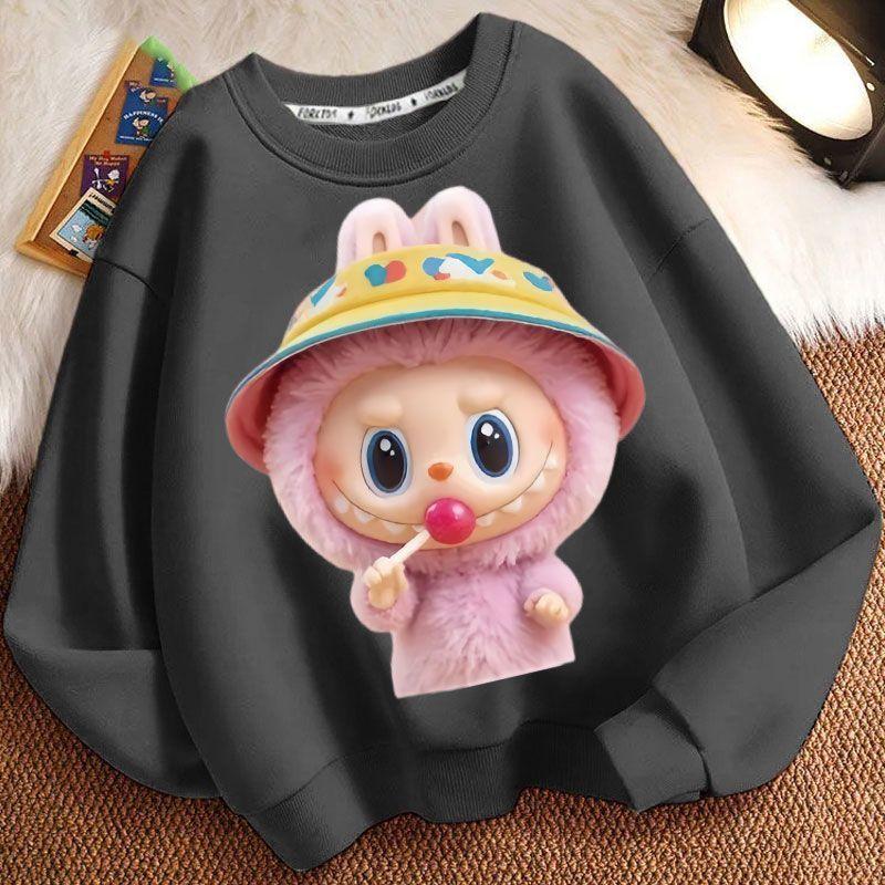 Modische und niedliche Kinder-Sweatshirts, Langarm-Freizeit-Sweatshirts für Jungen und Mädchen im Frühling und Herbst