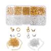 1260Pcs/Set Jewelry Making Starter Kit Earrings Necklace Findings Diy Beads Jewelry Accessoriessuitable For Adults And Beginners