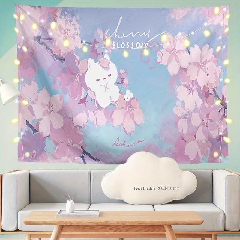 Зимний пейзаж гобелен настенный для декора стен домашний декор настенное искусство 95*73cm — фото 3