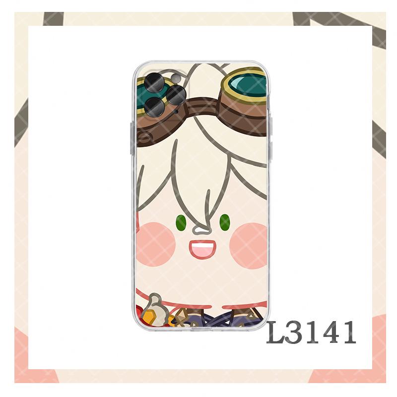 

Genshin Impact iPhone Case for Apple 12/11: Diluc, Qiqi, Keqing, Kaeya Design iPhone 12