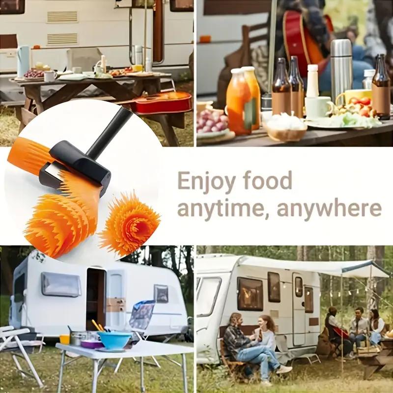 1PC Spiral Cutter Carrot Radish Potato Slicer Fruits Peeler Carving Flower Device Kitchen Vegetable Cutter Slicer Tool