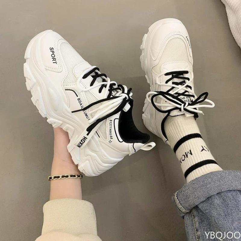 Fashion New Versatile Women's Shoes Thick soled non slip Sneakers Fashion casual comfortable shoe Light breathable ladies shoes Mujer